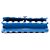 Borsa cintura Chanel Blue CC in rafia e juta a righe - vista 3