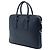 Borsa business Prada Blue Saffiano Blu navy - vista 2