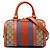 Bolsa Boston Gucci Small GG Canvas Web Joy Bege