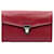 Clutch Prada Red Saffiano Envelope Pushlock Rosso