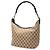 Bamboo Borsa a tracolla Gucci in tela GG beige con bambù - vista 2