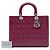 Dior Purple Large Patent Cannage Lady Dior Porpora - vista 7