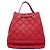 Borsa a tracolla Chanel Matelassé con catena Rosso - vista 11