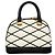 Louis Vuitton Alma BB Maltage Handtasche Schwarz Weiß - Ansicht 11