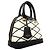 Louis Vuitton Alma BB Maltage Handtasche Schwarz Weiß - Ansicht 2