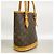 Louis Vuitton Monogram Bucket PM Tote Bag Braun - Ansicht 2