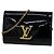 Borsa a tracolla Louis Vuitton Pochette Louise PM Black Nero