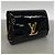 Borsa a tracolla Louis Vuitton Pochette Louise PM Black Nero - vista 2