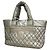 Chanel Coco Cocoon Tote Bag Grau Braun