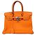 Hermès Borsa Hermes Birkin 30 in pelle Togo Orange Arancione