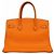 Hermès Borsa Hermes Birkin 30 in pelle Togo Orange Arancione - vista 11
