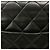 Borsa a tracolla Chanel in pelle d'agnello nera Nero - vista 12