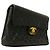 Borsa a tracolla Chanel in pelle d'agnello nera Nero - vista 2