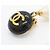 Orecchini a clip Chanel Coco Mark Nero D'oro - vista 7