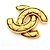 Broche Chanel plaquée or Doré - vue 2