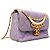 Borsa a tracolla con catena Chanel Matelassé Porpora - vista 2
