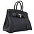 Hermès Borsa Hermes Birkin 35 in Blue Nuit - vista 2