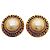 Orecchini a clip Chanel placcati oro D'oro