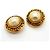 Orecchini a clip Chanel placcati oro D'oro - vista 2