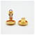 Orecchini a clip Chanel Gold D'oro - vista 3