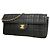 Timeless Borsa a tracolla con catena Chanel Chocolate Bar Nero
