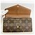 Louis Vuitton Monogram Portefeuille Sarah Long Wallet M60531 Marrone - vista 11