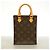 Louis Vuitton Monogram Petite Sac Plat Handtasche Braun - Ansicht 11