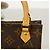 Louis Vuitton Monogram Petite Sac Plat Handtasche Braun - Ansicht 8