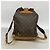 Zaino Louis Vuitton Monogram Montsouris GM Marrone - vista 13