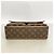 Borsa a spalla Louis Vuitton Monogram Vivacite MM Marrone - vista 3