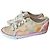 Sneakers Coach in tela multicolore Rosa Verde Arancione Crudo Giallo