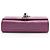 Borsa a spalla Small Kate Tassel in pelle effetto coccodrillo con monogramma Saint Laurent Porpora - vista 4