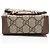 Borsa a tracolla mini verticale Gucci GG Supreme Horsebit 1955 Marrone Beige - vista 4