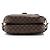 Borsa a tracolla Louis Vuitton Damier Ebene Highbury Marrone - vista 4