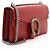 Borsa a tracolla Dionysus Medium in pelle e cristalli Gucci Rosso - vista 2