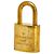Louis Vuitton Vorhängeschloss und Schlüssel Set Accessoire Golden Metallisch - Ansicht 3