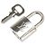 Set Chiave e Lucchetto Louis Vuitton Accessorio in Metallo Argento Metallico
