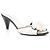 Gabrielle Chanel Vintage Steppleder Camelia Mules - Größe 9 / 39 Schwarz