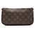 Louis Vuitton Monogram Canvas Multi-Pochette Accessoires Marrone - vista 3