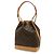 Borsa a tracolla Louis Vuitton Noe Marrone - vista 2