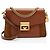Borsa a spalla piccola GV3 Givenchy in pelle e camoscio Marrone