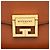 Borsa a spalla piccola GV3 Givenchy in pelle e camoscio Marrone - vista 9