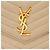 Cartera con cadena Saint Laurent Matelassé Grain de Poudre Monogram Castaño Beige - vista 9