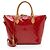 Louis Vuitton Monogram Vernis Montebello MM Tote Rot