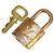 Set Lucchetto e Chiave Louis Vuitton D'oro Metallico