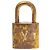 Set Lucchetto e Chiave Louis Vuitton D'oro Metallico - vista 2