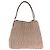 Borsa tote a spalla COACH Madison Geyssard Twist in pelle Rosa - vista 2