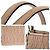 Borsa tote a spalla COACH Madison Geyssard Twist in pelle Rosa - vista 6