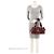 Chloé Borsa Satchel Chloe Kerala 25 in pelle di vitello Marrone - vista 5