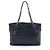 Gabrielle Chanel Coco Pleats Tote aus Kalbsleder Blau